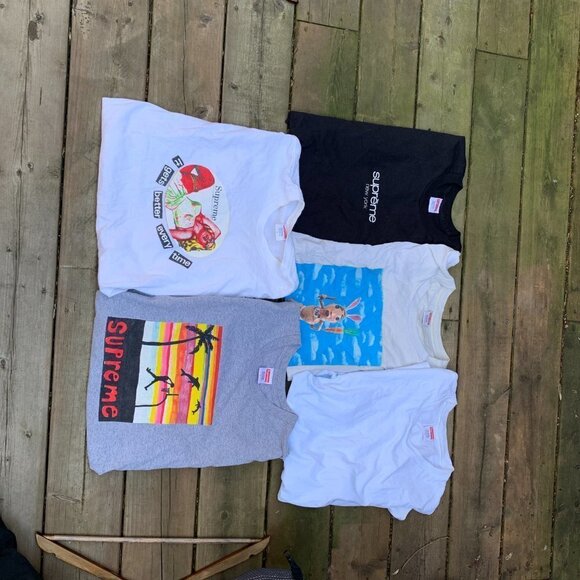 LOT OF 5 Supreme Shirts Large - Picture 4 of 4